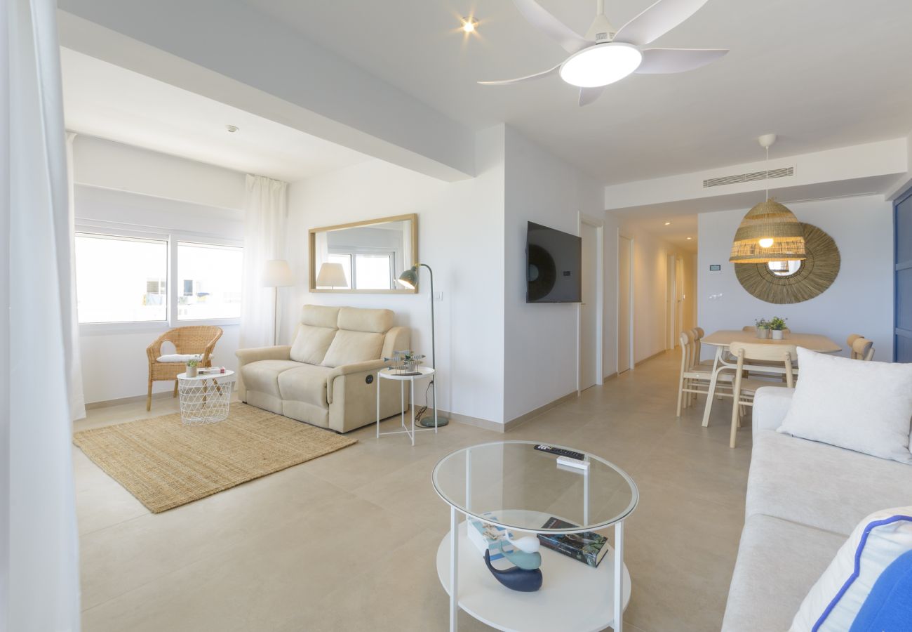 Apartment in Playa de Gandía - Fabulous beach condo for a great vacation. Elegant decoration!