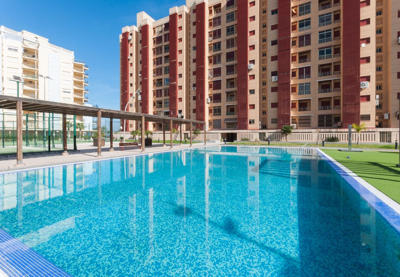 Apartment in Playa de Gandía - Amazing Oceanfront 3 Bedroom Condo