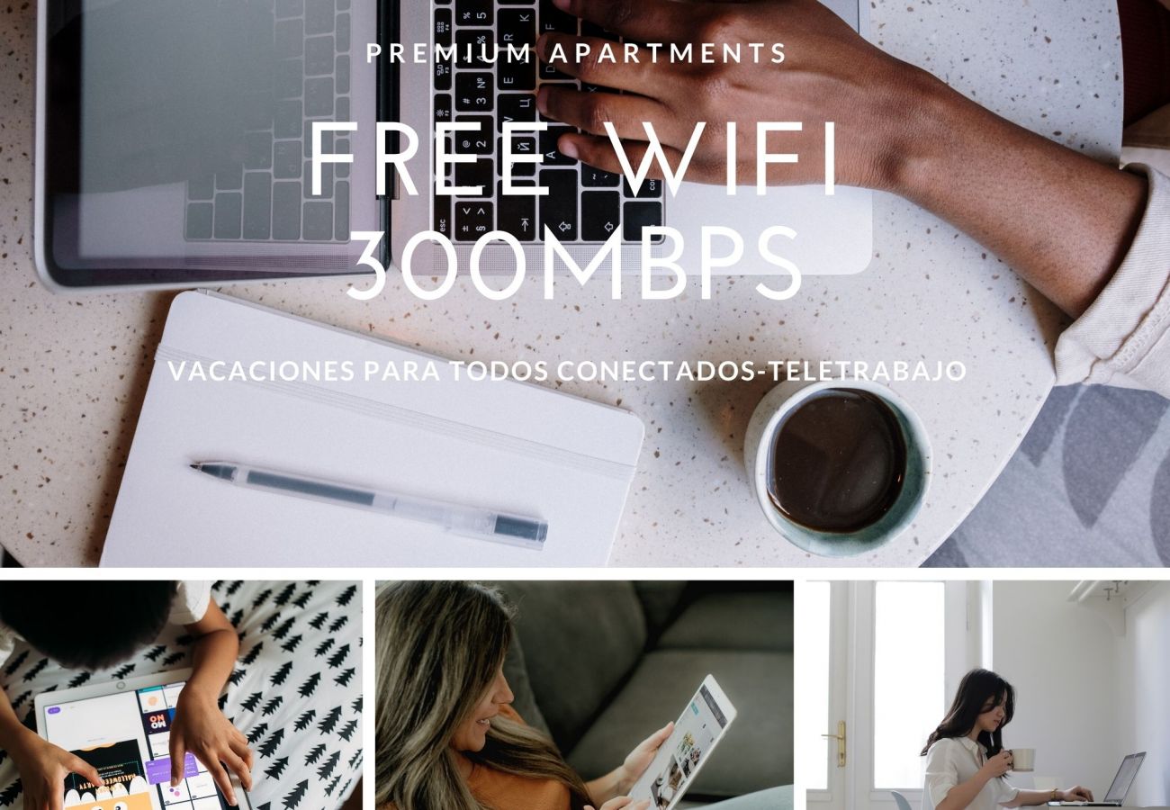 Apartment in Playa de Gandía - Luxury oceanfront loft with 3 suites rooms with 190m2: High Speed Wifi: 300mbs