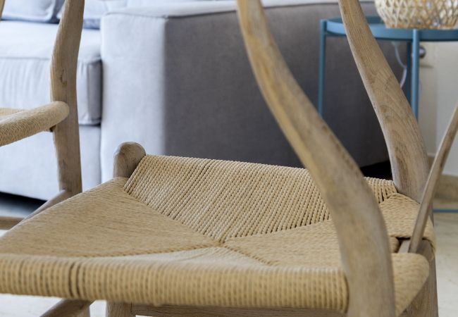 Apartment in Playa de Gandía - Cozy with mediterranean style, a few meters from the beach. A / C and free wifi. Terrace with sea views Apartment in Playa de Gandía - Cozy with mediterranean style, a few meters from the beach. A / C and free wifi. Terrace with sea views
