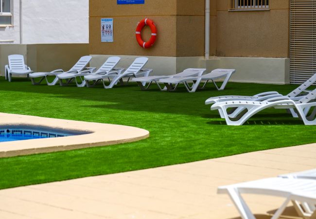 Apartment in Playa de Gandía - Cozy with mediterranean style, a few meters from the beach. A / C and free wifi. Terrace with sea views Apartment in Playa de Gandía - Cozy with mediterranean style, a few meters from the beach. A / C and free wifi. Terrace with sea views