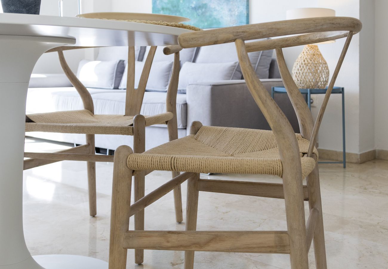 Apartment in Playa de Gandía - Cozy with mediterranean style, a few meters from the beach. A / C and free wifi. Terrace with sea views Apartment in Playa de Gandía - Cozy with mediterranean style, a few meters from the beach. A / C and free wifi. Terrace with sea views