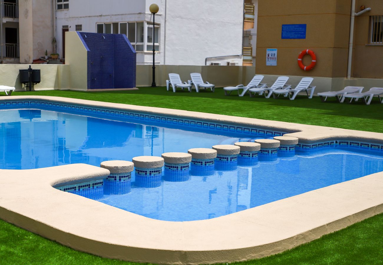 Apartment in Playa de Gandía - Cozy with mediterranean style, a few meters from the beach. A / C and free wifi. Terrace with sea views Apartment in Playa de Gandía - Cozy with mediterranean style, a few meters from the beach. A / C and free wifi. Terrace with sea views