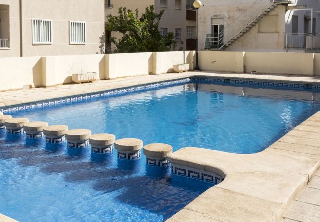 Apartment in Playa de Gandía - Condo with charm, a few meters from the beach. A / C and free wifi. Terrace with sea views Apartment in Playa de Gandía - Condo with charm, a few meters from the beach. A / C and free wifi. Terrace with sea views