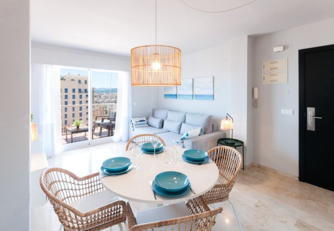 Apartment in Playa de Gandía - Cozy with mediterranean style, a few meters from the beach. A / C and free wifi. Terrace with sea views Apartment in Playa de Gandía - Cozy with mediterranean style, a few meters from the beach. A / C and free wifi. Terrace with sea views