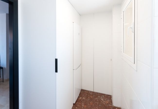 Apartment in Playa de Gandía - Cozy with mediterranean style, a few meters from the beach. A / C and free wifi. Terrace with sea views Apartment in Playa de Gandía - Cozy with mediterranean style, a few meters from the beach. A / C and free wifi. Terrace with sea views