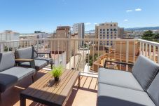 Apartment in Playa de Gandía - Cozy with mediterranean style, a few meters from the beach. A / C and free wifi. Terrace with sea views