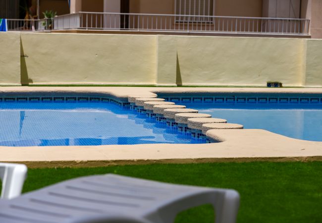 Apartment in Playa de Gandía - Cozy with mediterranean style, a few meters from the beach. A / C and free wifi. Terrace with sea views Apartment in Playa de Gandía - Cozy with mediterranean style, a few meters from the beach. A / C and free wifi. Terrace with sea views