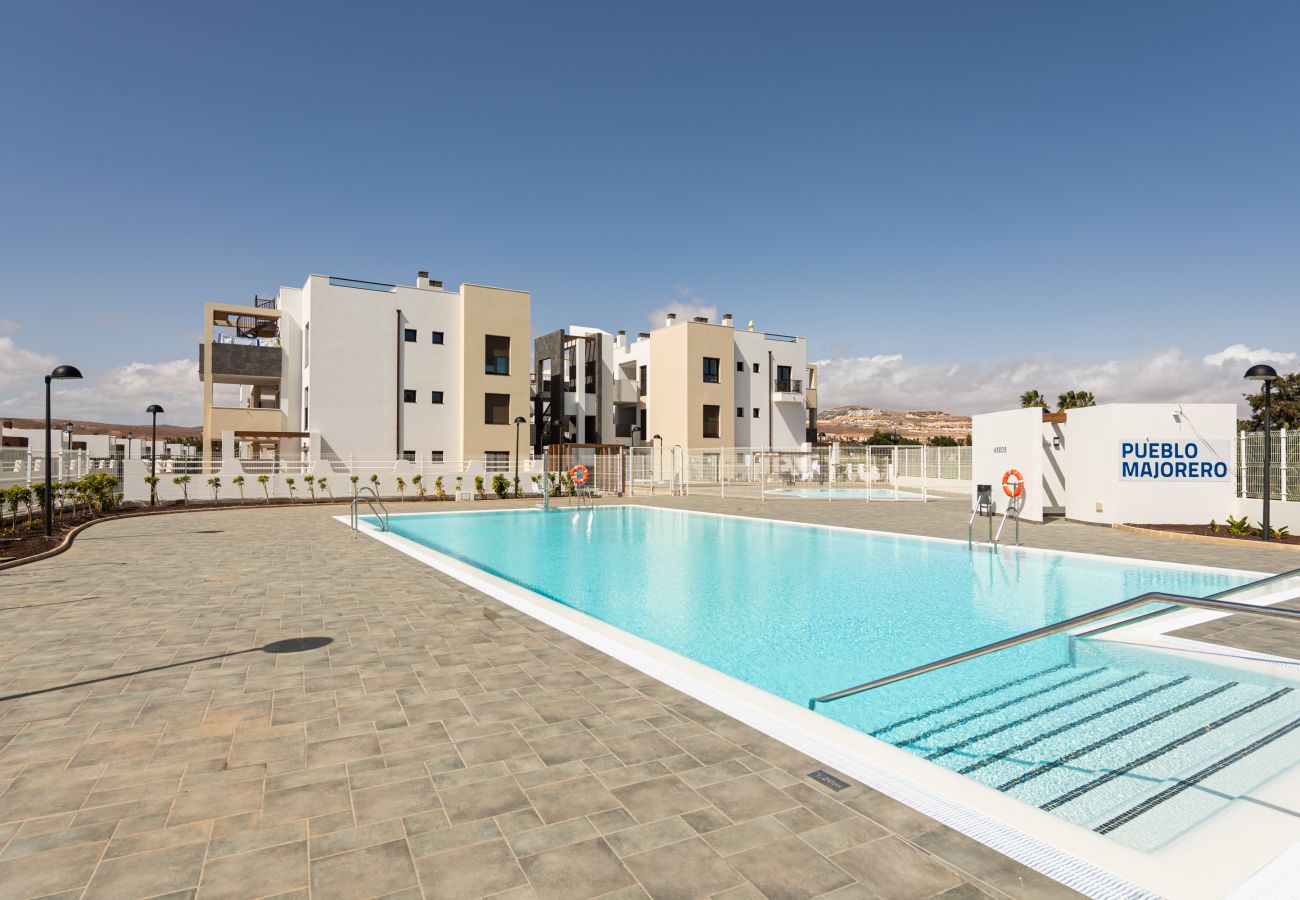 Apartment in Caleta de Fuste - Antigua - Apartamento con Terraza y piscina Pueblo Majorero