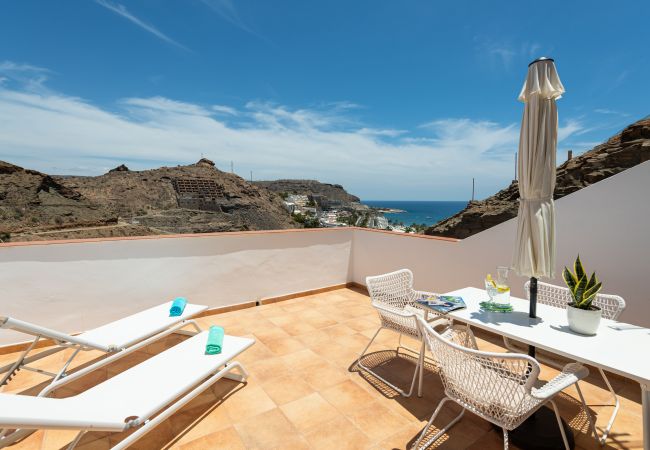  in Mogán - Holiday home with terrace and sea views