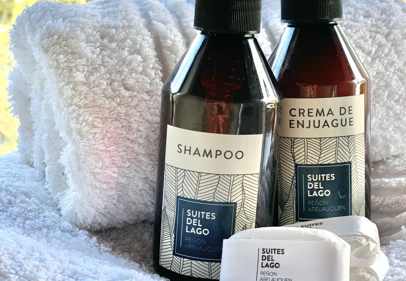 Complimentary toiletries in Arrayán -1B apartment including shampoo, conditioner, and soap.