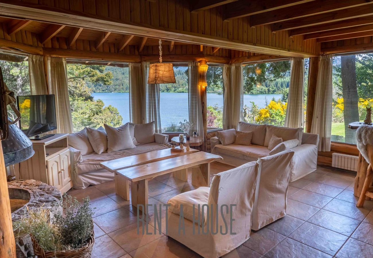 House in San Carlos de Bariloche - PENI01C - CABIN WITH LAKE COAST IN PENINSULA SAN PEDRO