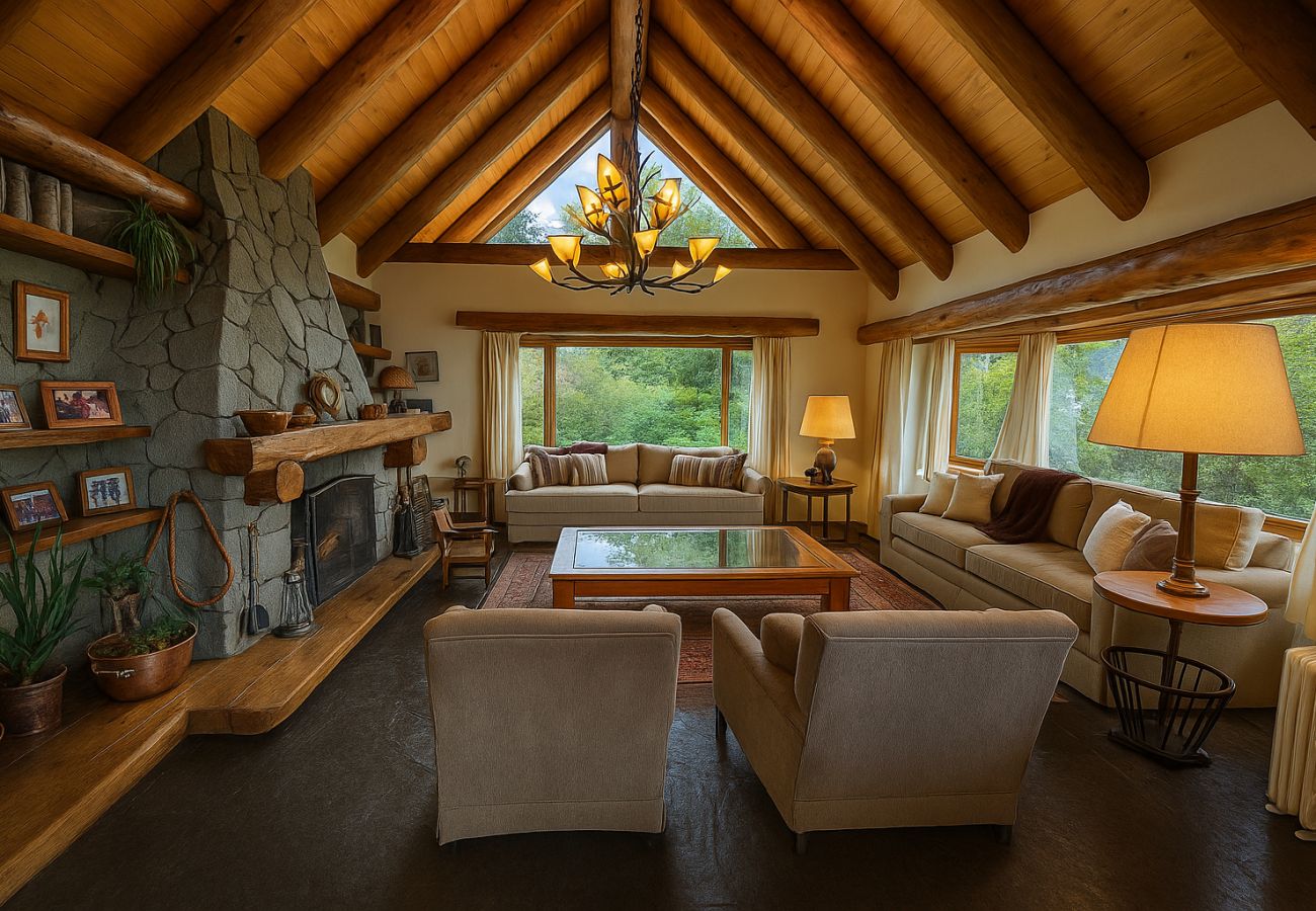 House in San Carlos de Bariloche - HUAPI17 Spectacular house with large garden and coast with dock over Lake Nahuel Huapi