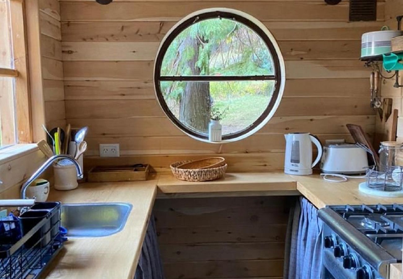 Cabin in San Carlos de Bariloche - TREBOL 02C -WARM LOG CABIN ON THE COAST OF LAGUNA EL TRÉBOL