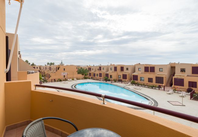  in Antigua - Fuerteventura - Apartamento AVA con terraza y piscina