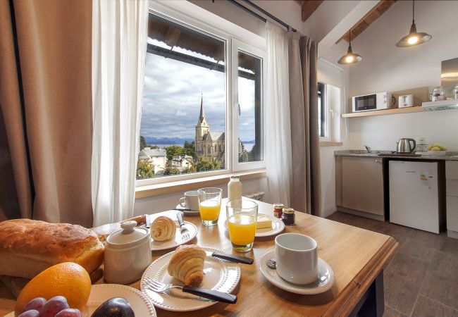 Studio in San Carlos de Bariloche - RUSITO in the city center overlooking the  Nahuel Huapi lake Studio in San Carlos de Bariloche - RUSITO in the city center overlooking the  Nahuel Huapi lake