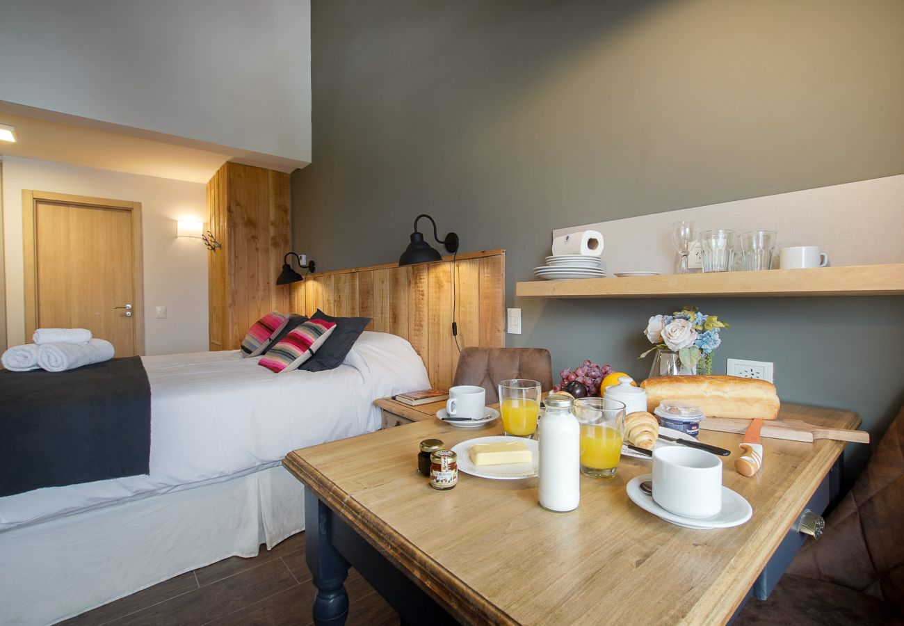 Studio in San Carlos de Bariloche - RUSITO in the city center overlooking the  Nahuel Huapi lake