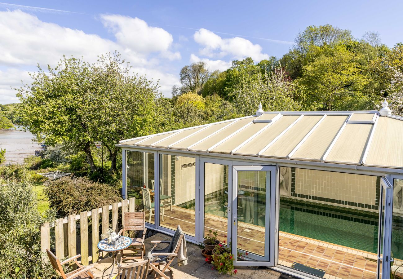 House in Dittisham - Water Edge House & Boathouse - Swimming Pool