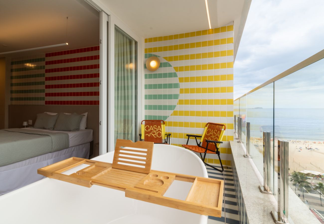 Apartment in Rio de Janeiro - Sea View and Balcony with Bathtub | Q4