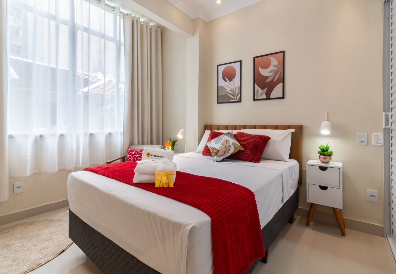 Apartment in Rio de Janeiro - Cosy in Copacabana 7 minutes from the beach | FM211