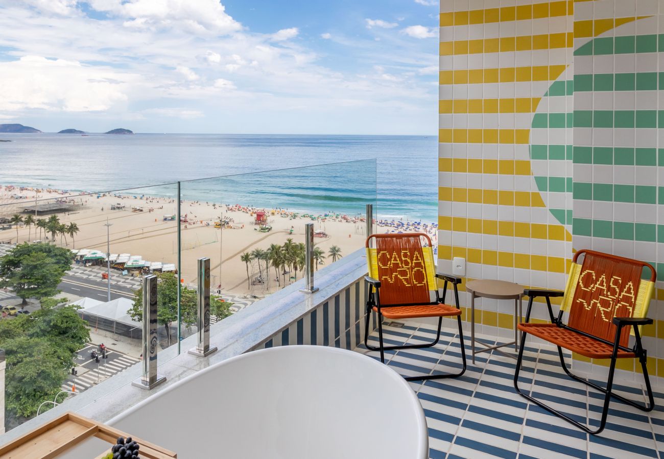Apartment in Rio de Janeiro - Sea View and Balcony with Bathtub | Q23