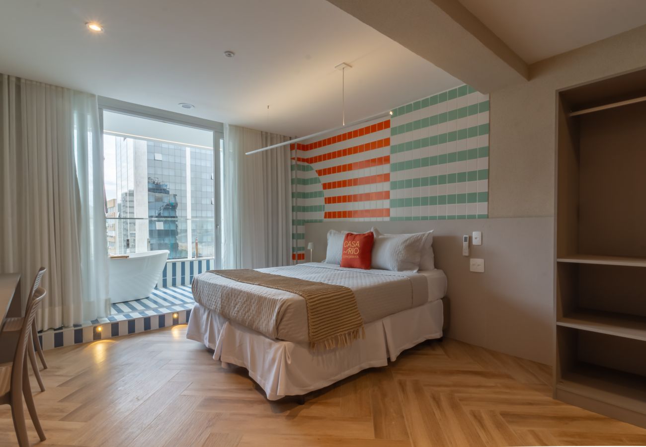 Apartment in Rio de Janeiro - Sea View and Balcony with Bathtub | Q19