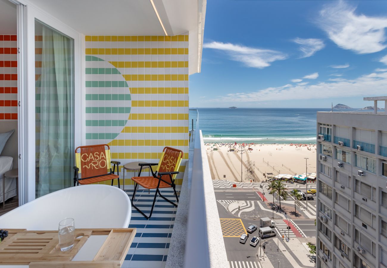 Apartment in Rio de Janeiro - Sea View and Balcony with Bathtub | Q11
