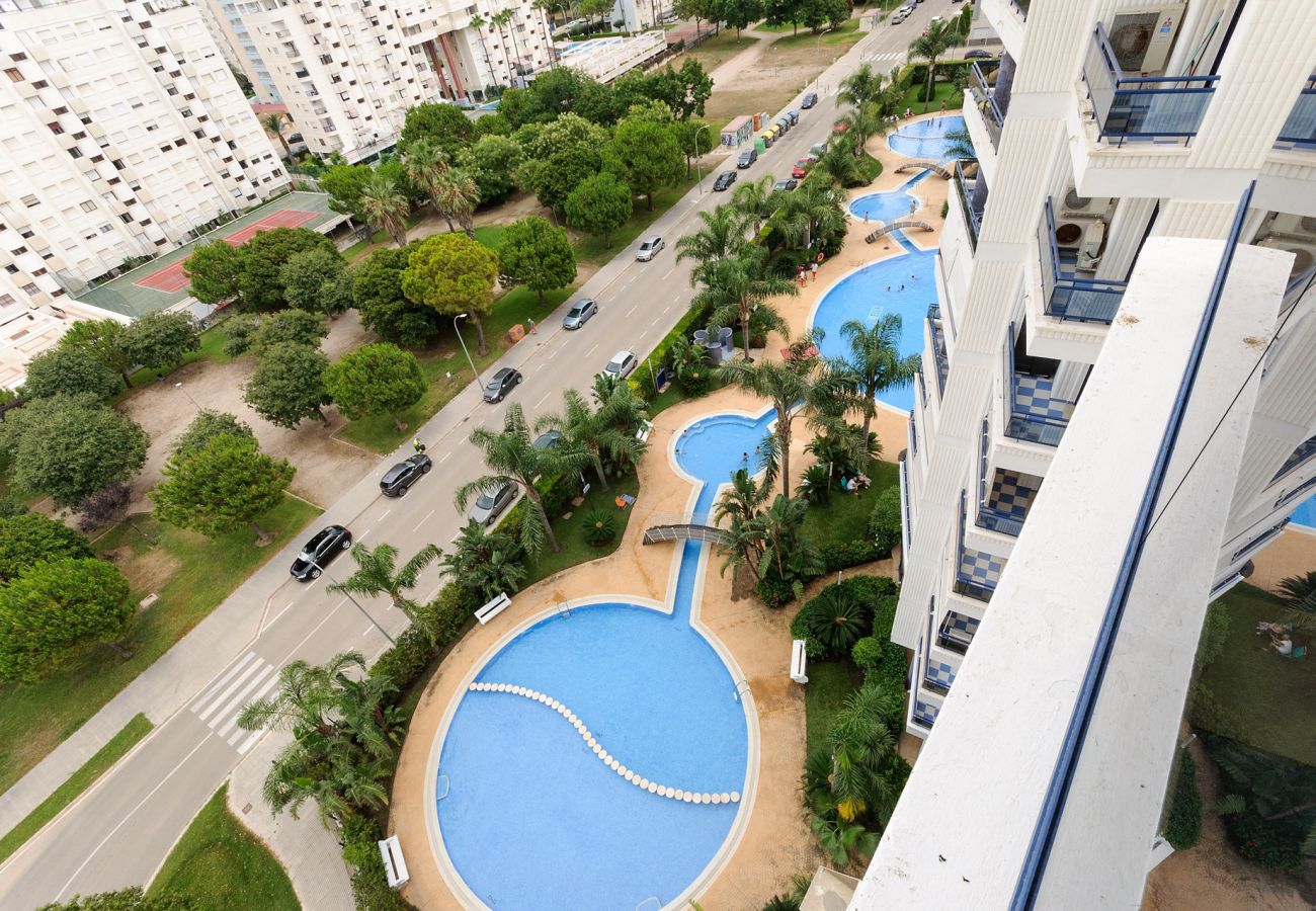 Appartamento a Playa de Gandía - Grazioso appartamento in un complesso recintato e familiare vicino alla spiaggia. Piscina / Wifi / palestra / barbecue
