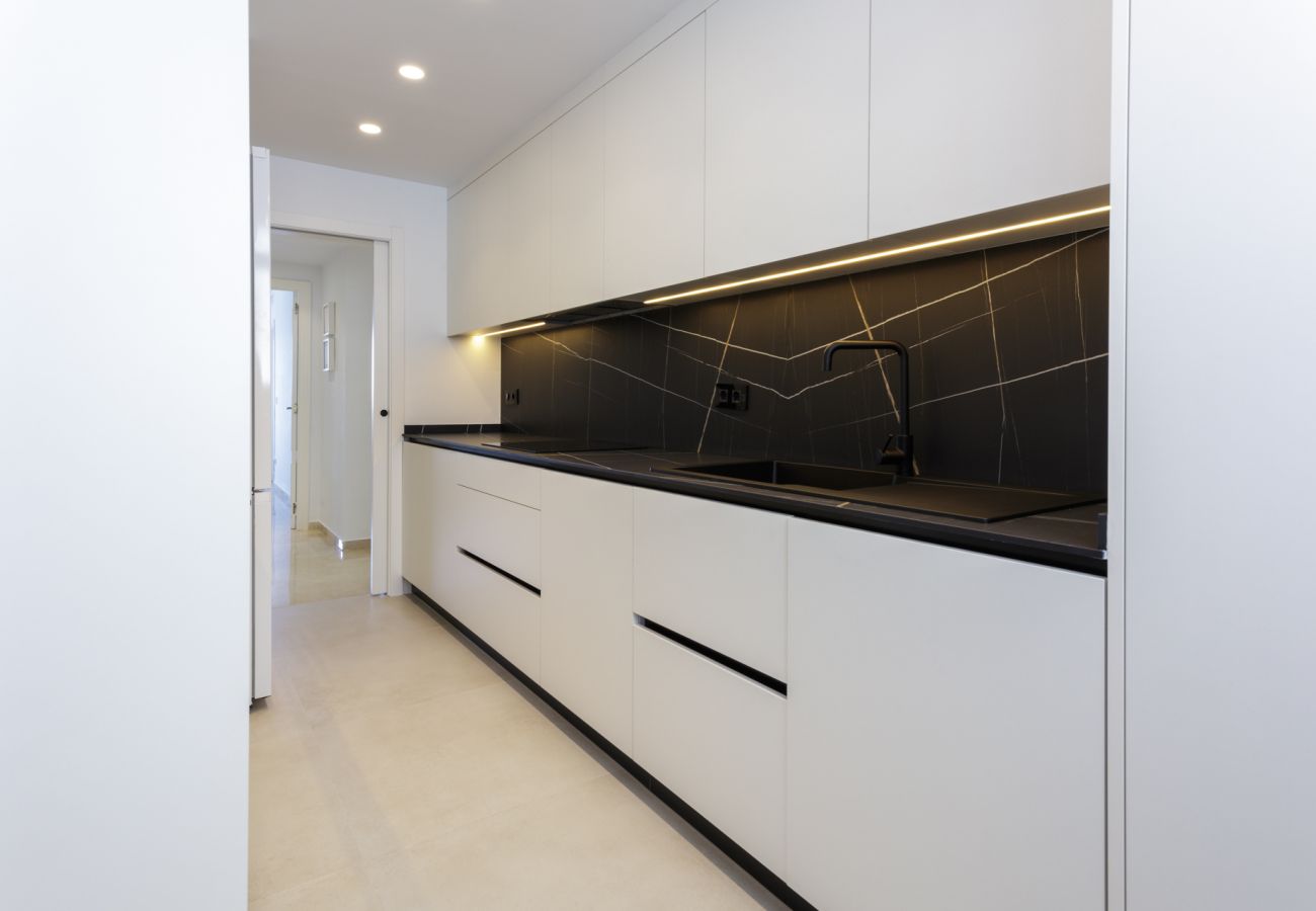 Appartamento a Playa de Gandía - Grazioso appartamento in un complesso recintato e familiare vicino alla spiaggia. Piscina / Wifi / palestra / barbecue - Affitto solo per famiglie