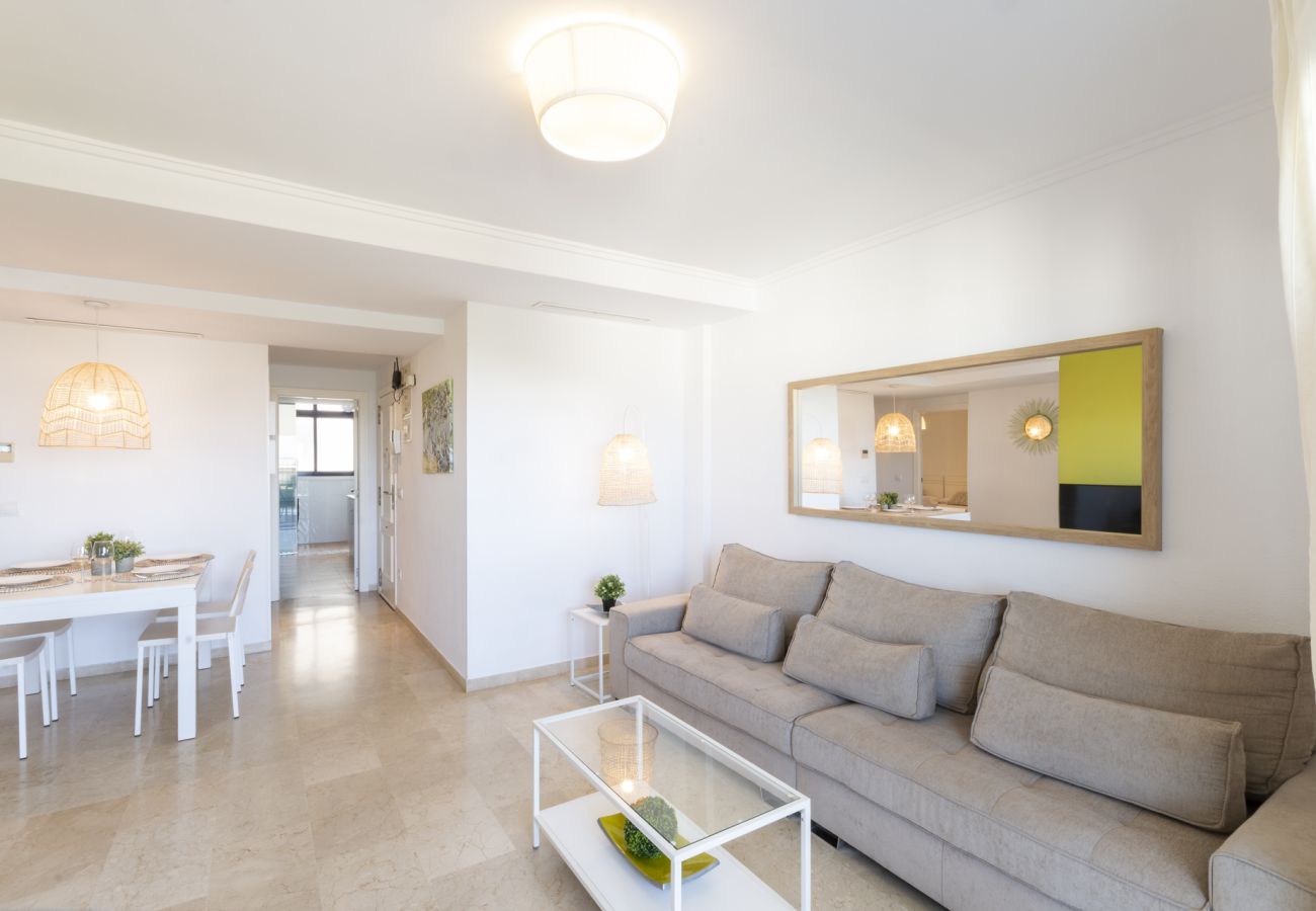 Appartamento a Playa de Gandía - Grazioso appartamento in un complesso recintato e familiare vicino alla spiaggia. Piscina / Wifi / palestra / barbecue