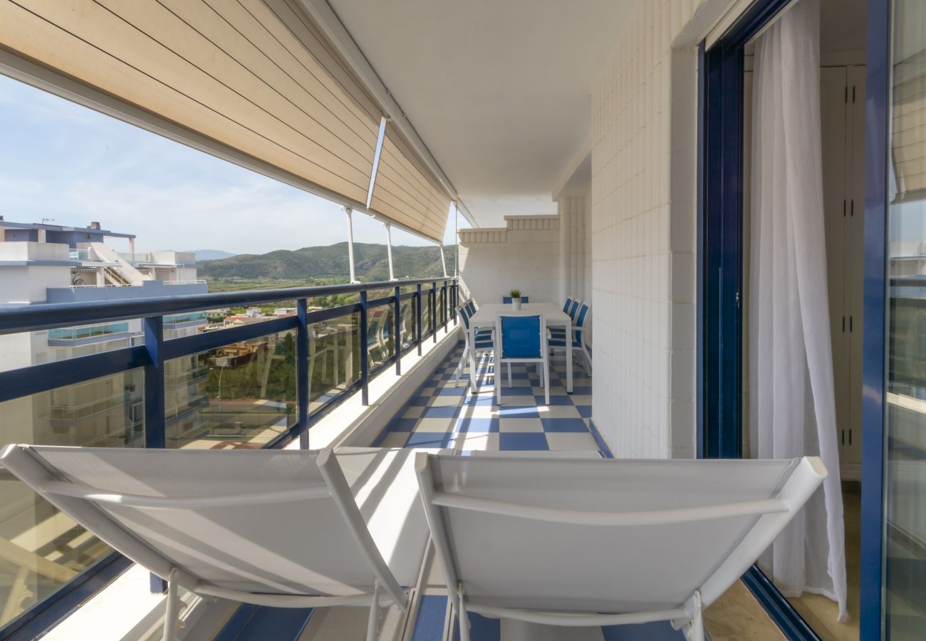 Appartamento a Playa de Gandía - Appartamento con piscina / wifi / barbecue. Decorazione moderna Ideale per le famiglie.