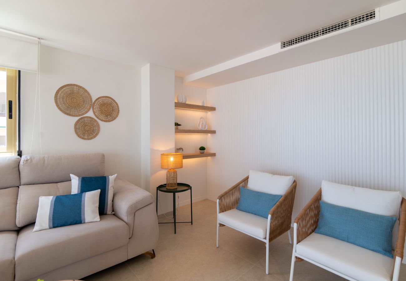 Appartamento a Playa de Gandía - Appartamento Vista panoramica sul mare. Lussuosamente rinnovato AG BERMUDAS 7A PREMIUM - Affitto solo per famiglie