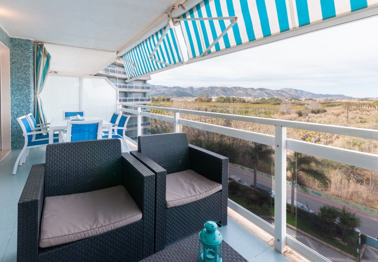 Appartamento a Playa de Gandía - Appartamento con vista sul mare con WiFi gratuito, TV HD. Favoloso!