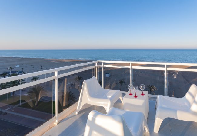  a Playa de Gandía - Appartamento fronte mare di primo livello 