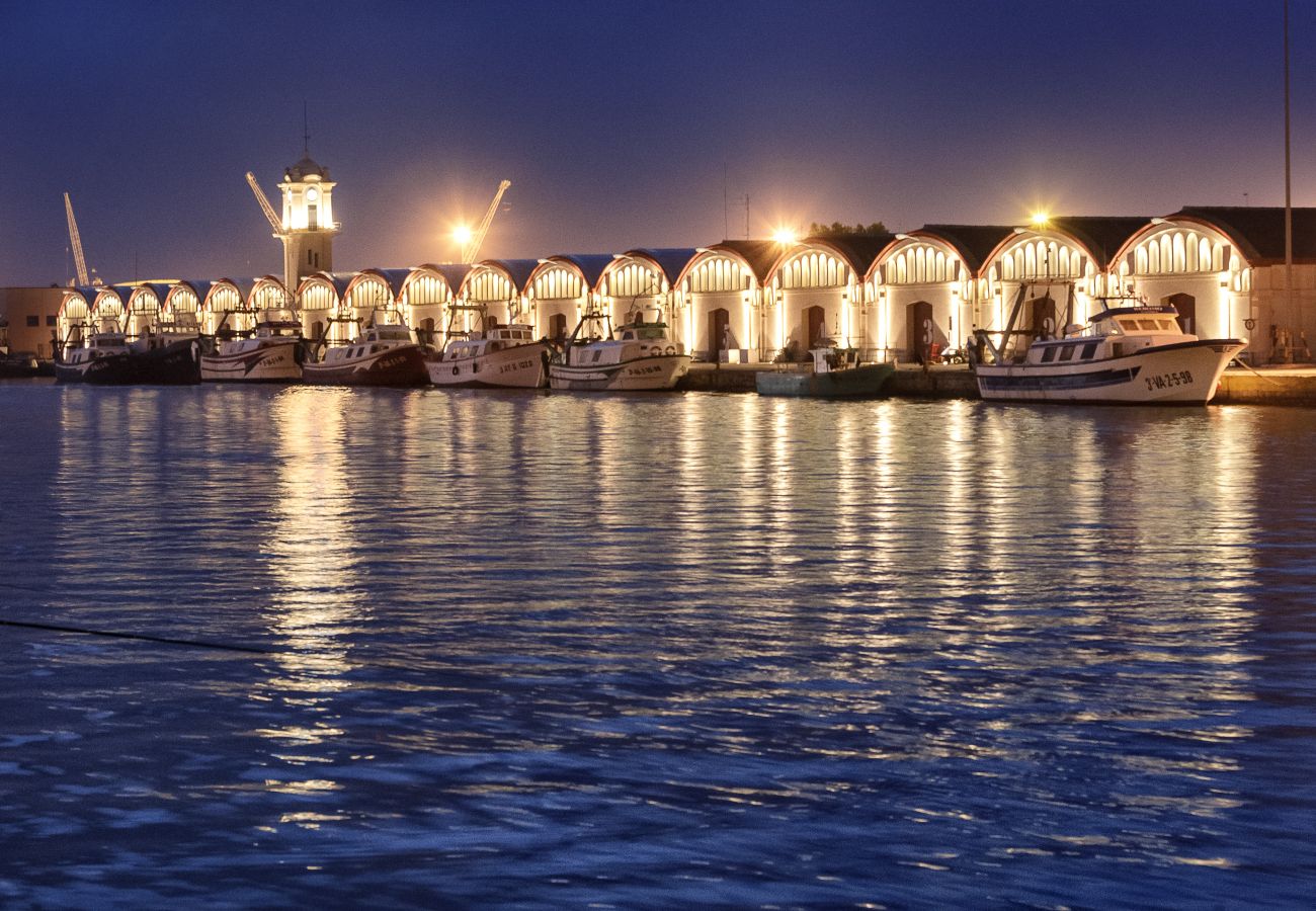 Appartamento a Playa de Gandía - Accogliente appartamento arredato, con wifi, di fronte alla spiaggia