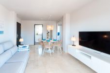 Appartamento a Playa de Gandía - Accogliente con stile mediterraneo, a pochi metri dalla spiaggia. A / C e wifi gratuito. Terrazza con vista sul mare