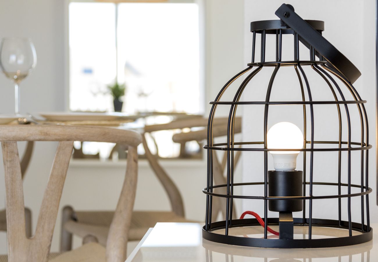 Appartamento a Playa de Gandía - Accogliente con stile mediterraneo, a pochi metri dalla spiaggia. A / C e wifi gratuito. Terrazza con vista sul mare