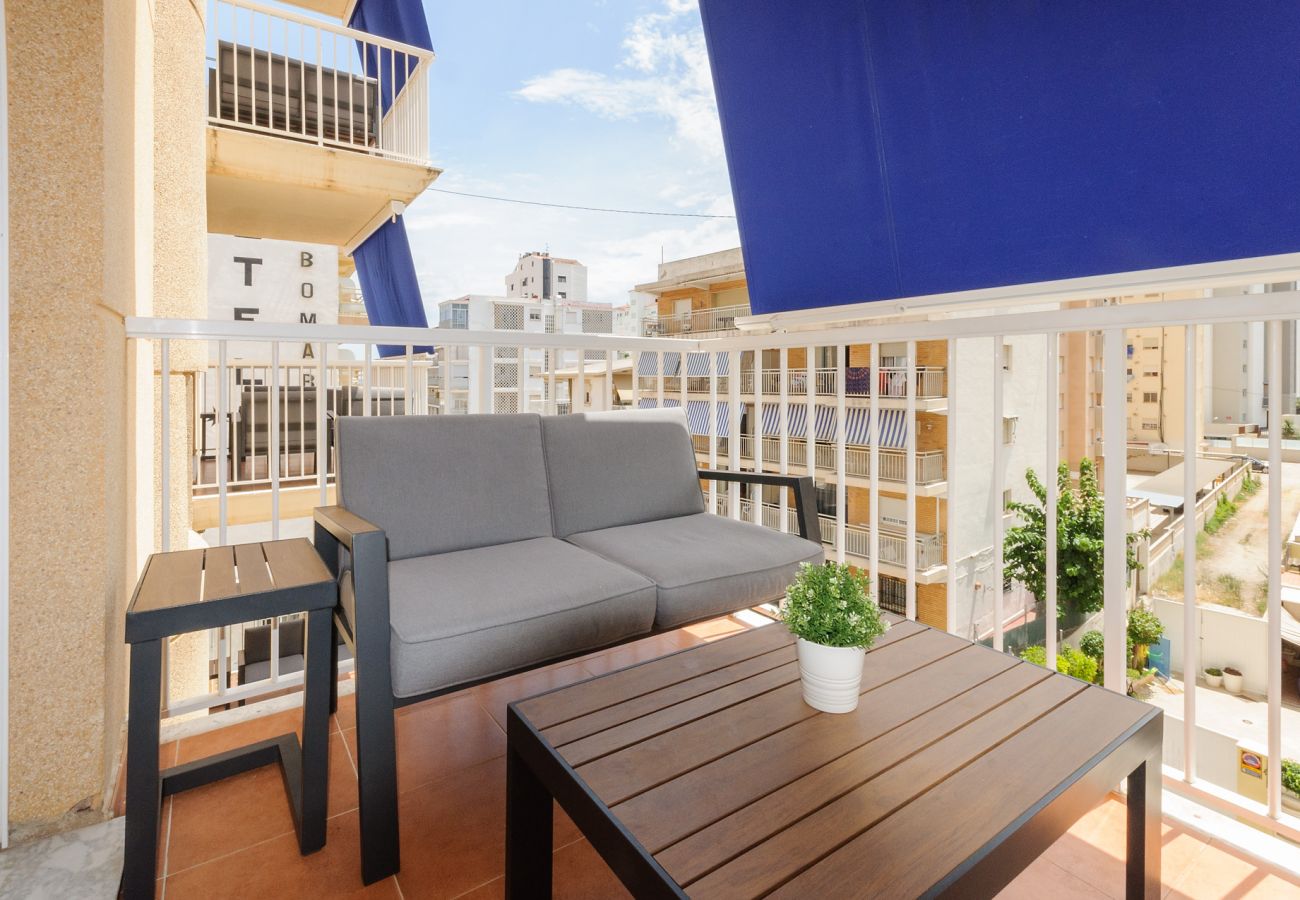 Appartamento a Playa de Gandía - Ampio condominio alla spiaggia,  WiFi gratuito