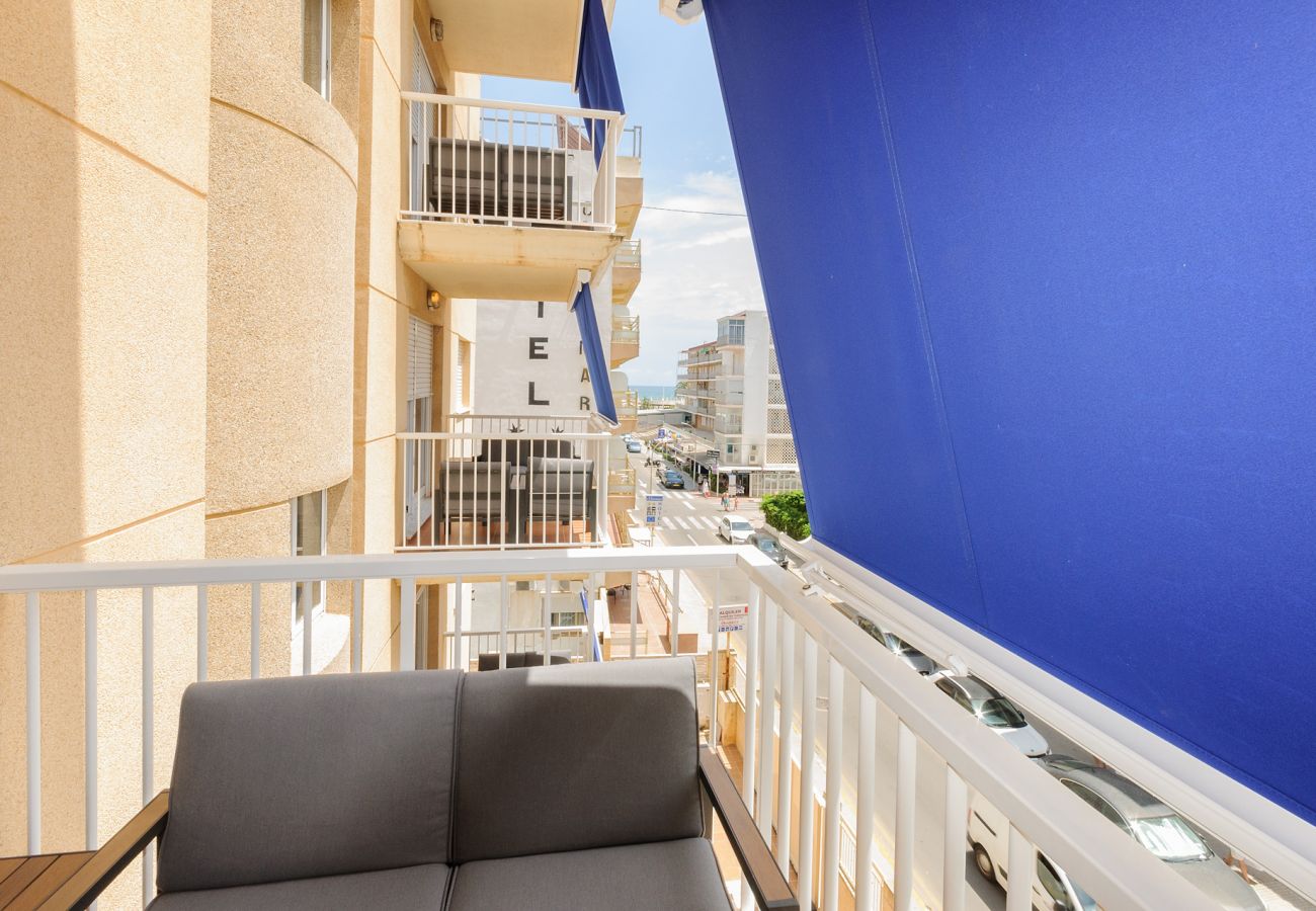 Appartamento a Playa de Gandía - Ampio condominio alla spiaggia,  WiFi gratuito