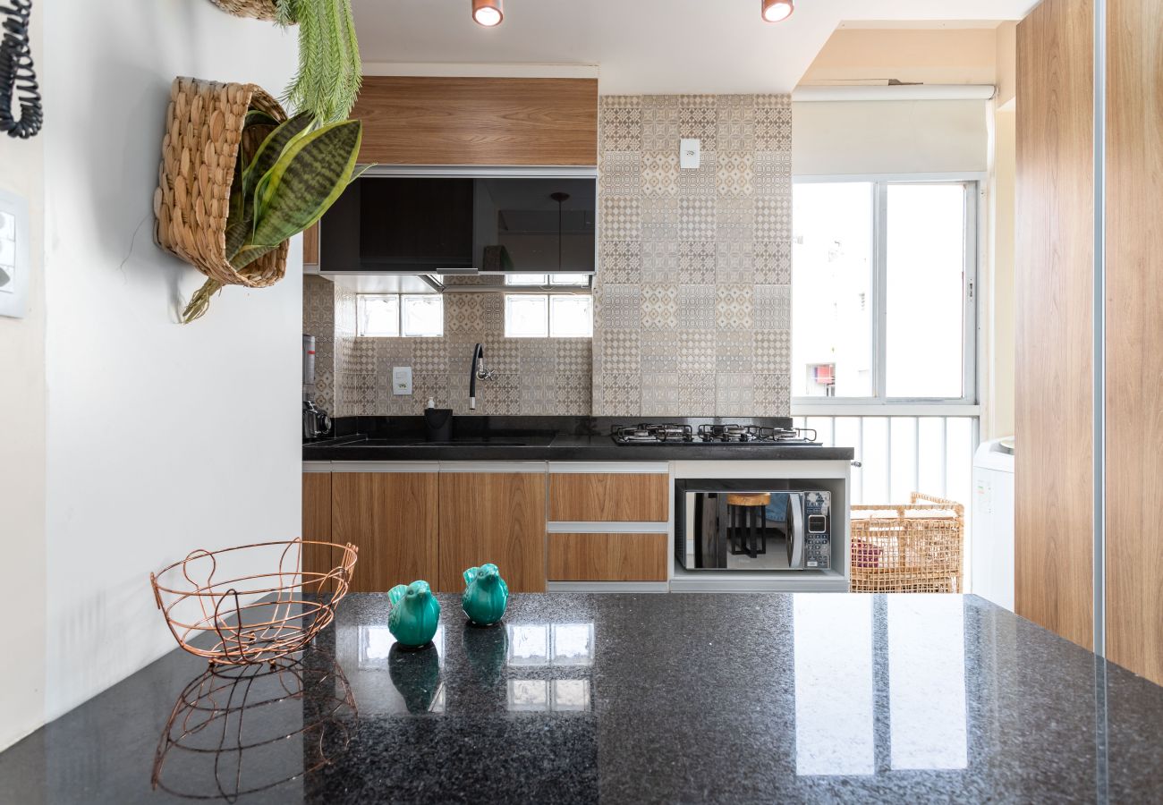 Appartamento a Rio de Janeiro - 6 minutos da praia de Ipanema e próximo do metrô | J801