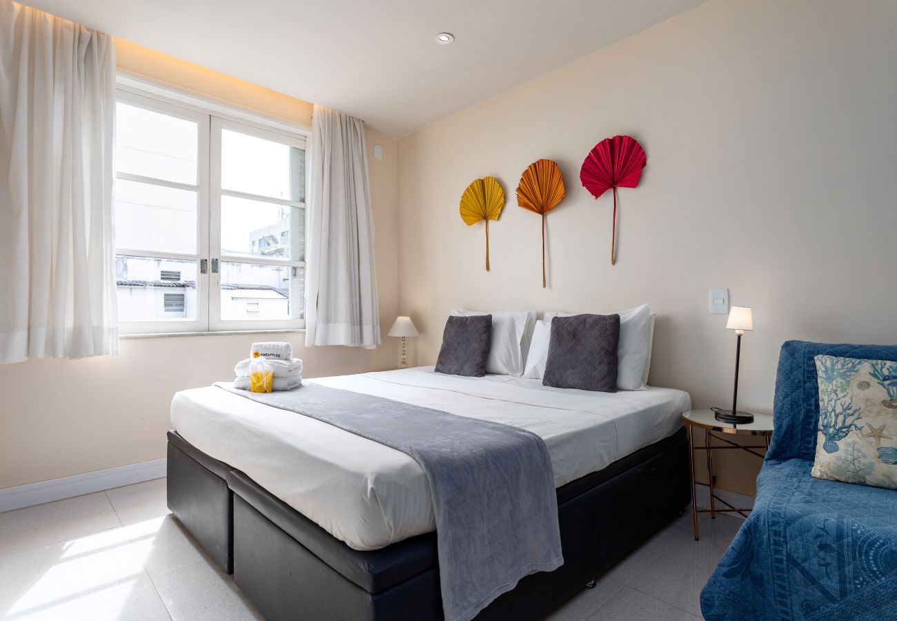 Appartamento a Rio de Janeiro - 6 minutos da praia de Ipanema e próximo do metrô | J801