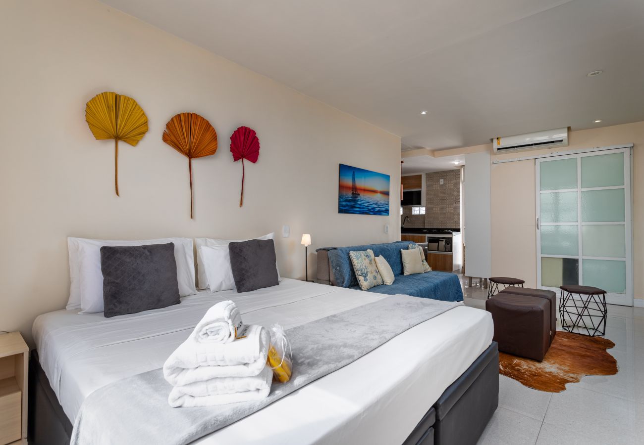 Appartamento a Rio de Janeiro - 6 minutos da praia de Ipanema e próximo do metrô | J801