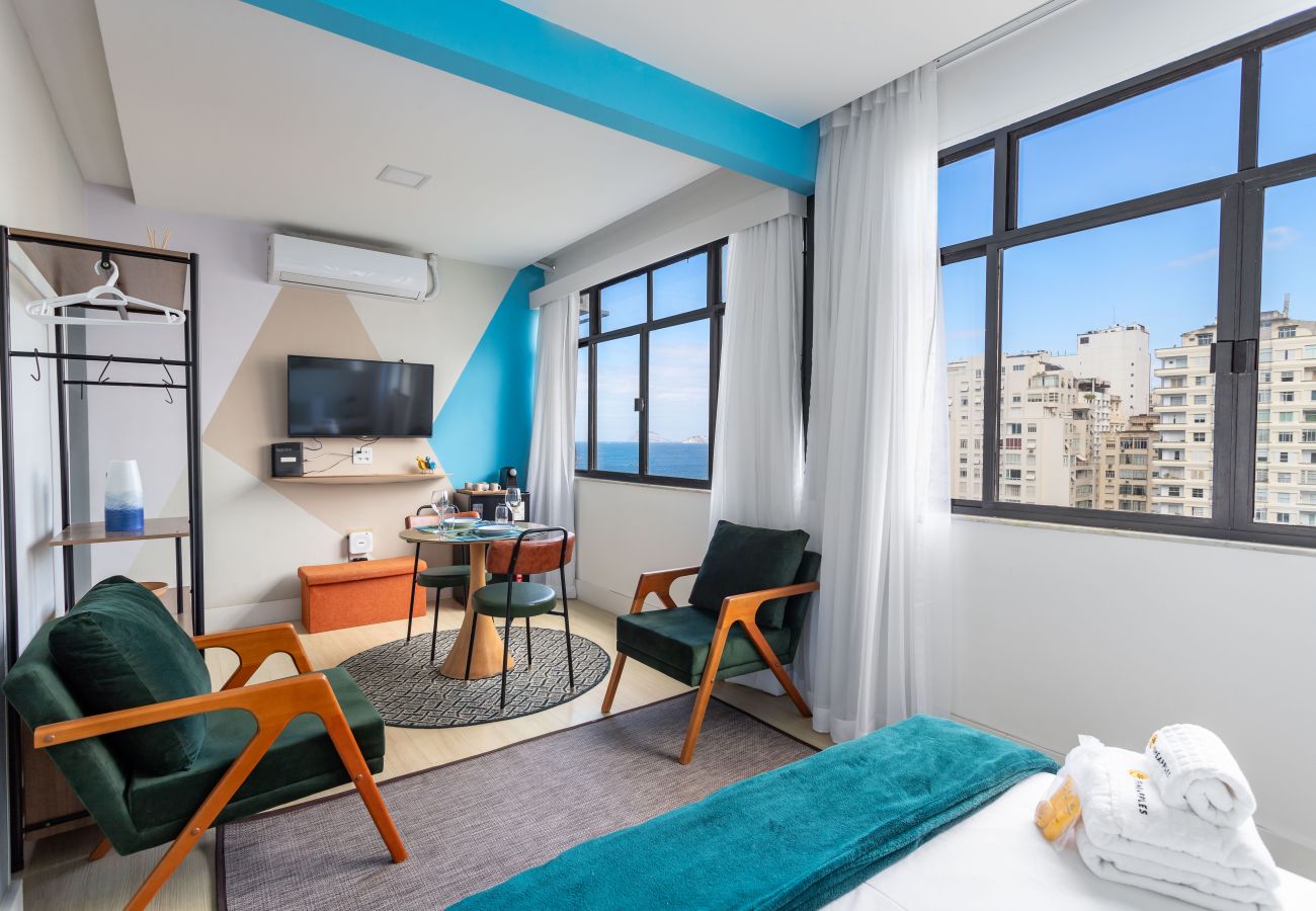 Appartamento a Rio de Janeiro - Vista da praia de Copacabana | NSC1006