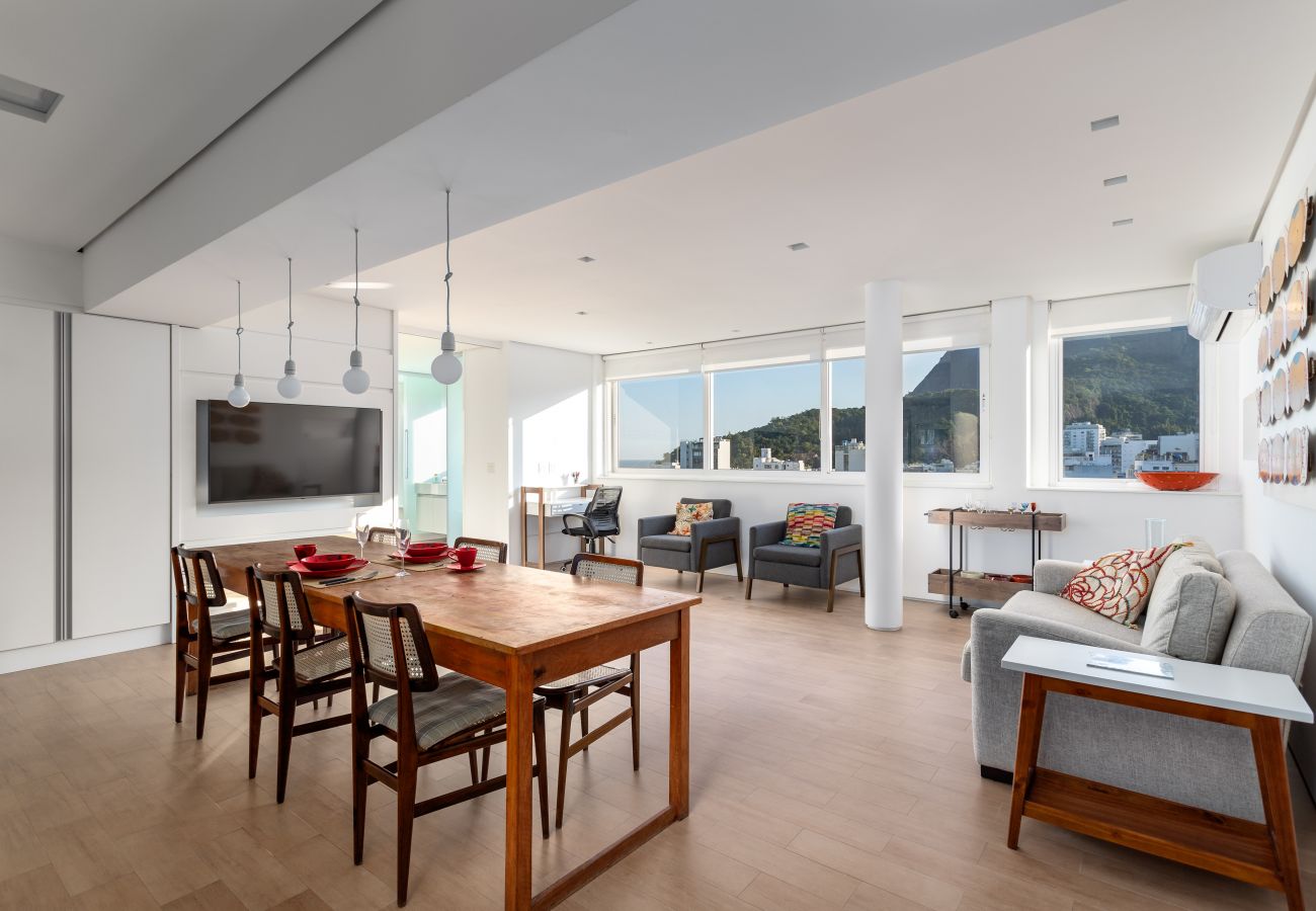 Appartamento a Rio de Janeiro - Belo no Leblon |Vista p/ Morro 2 irmãos| GUC6 ZN1