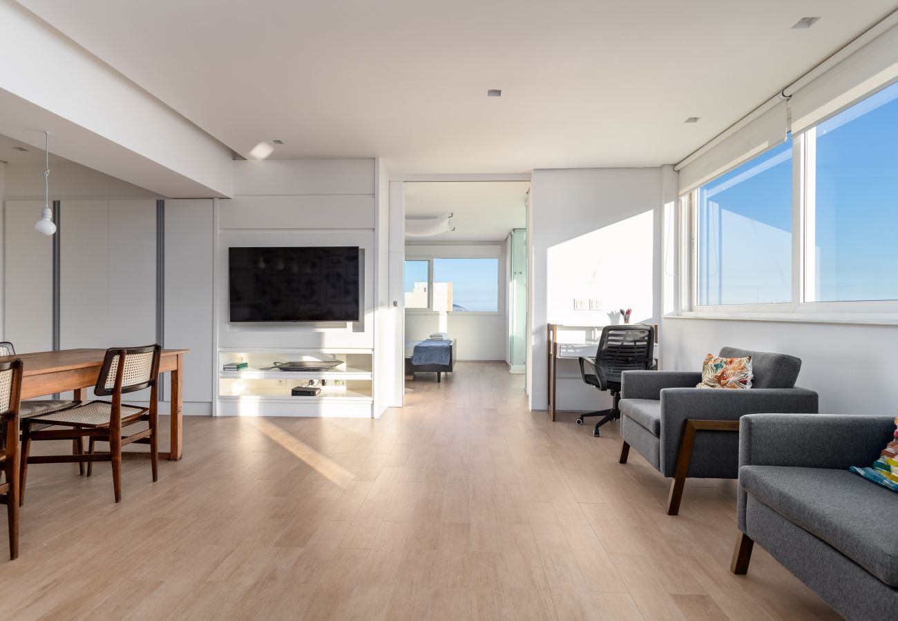 Appartamento a Rio de Janeiro - Belo no Leblon |Vista p/ Morro 2 irmãos| GUC6 ZN1