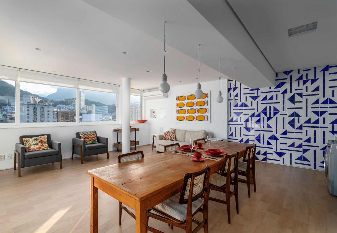 Appartamento a Rio de Janeiro - Belo no Leblon |Vista p/ Morro 2 irmãos| GUC6 ZN1