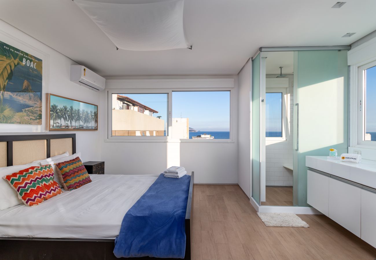 Appartamento a Rio de Janeiro - Belo no Leblon |Vista p/ Morro 2 irmãos| GUC6 ZN1