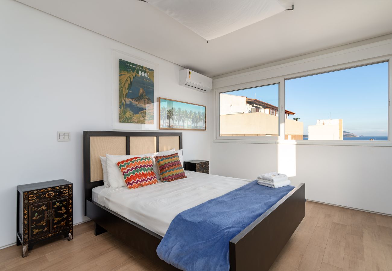 Appartamento a Rio de Janeiro - Belo no Leblon |Vista p/ Morro 2 irmãos| GUC6 ZN1