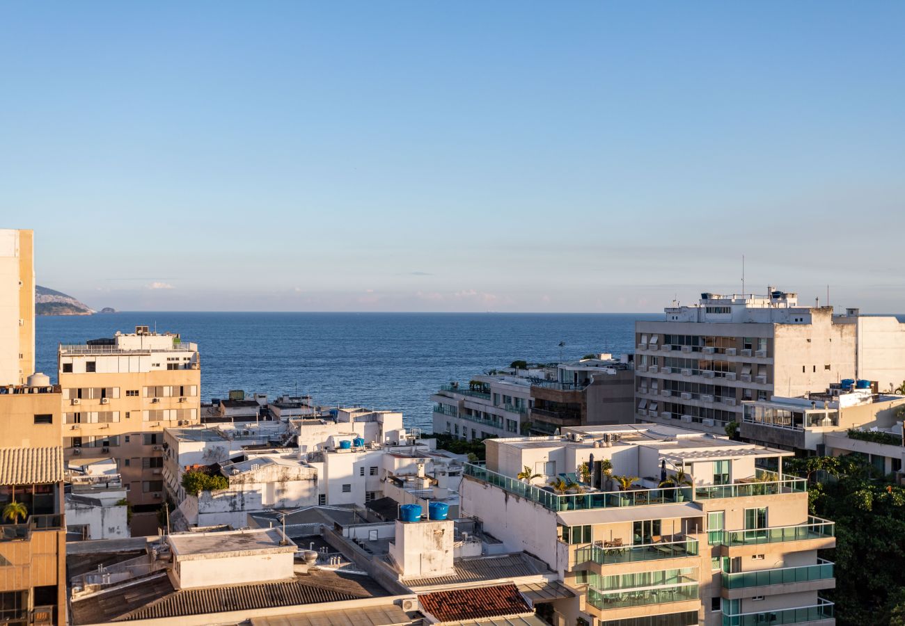 Appartamento a Rio de Janeiro - Belo no Leblon |Vista p/ Morro 2 irmãos| GUC6 ZN1