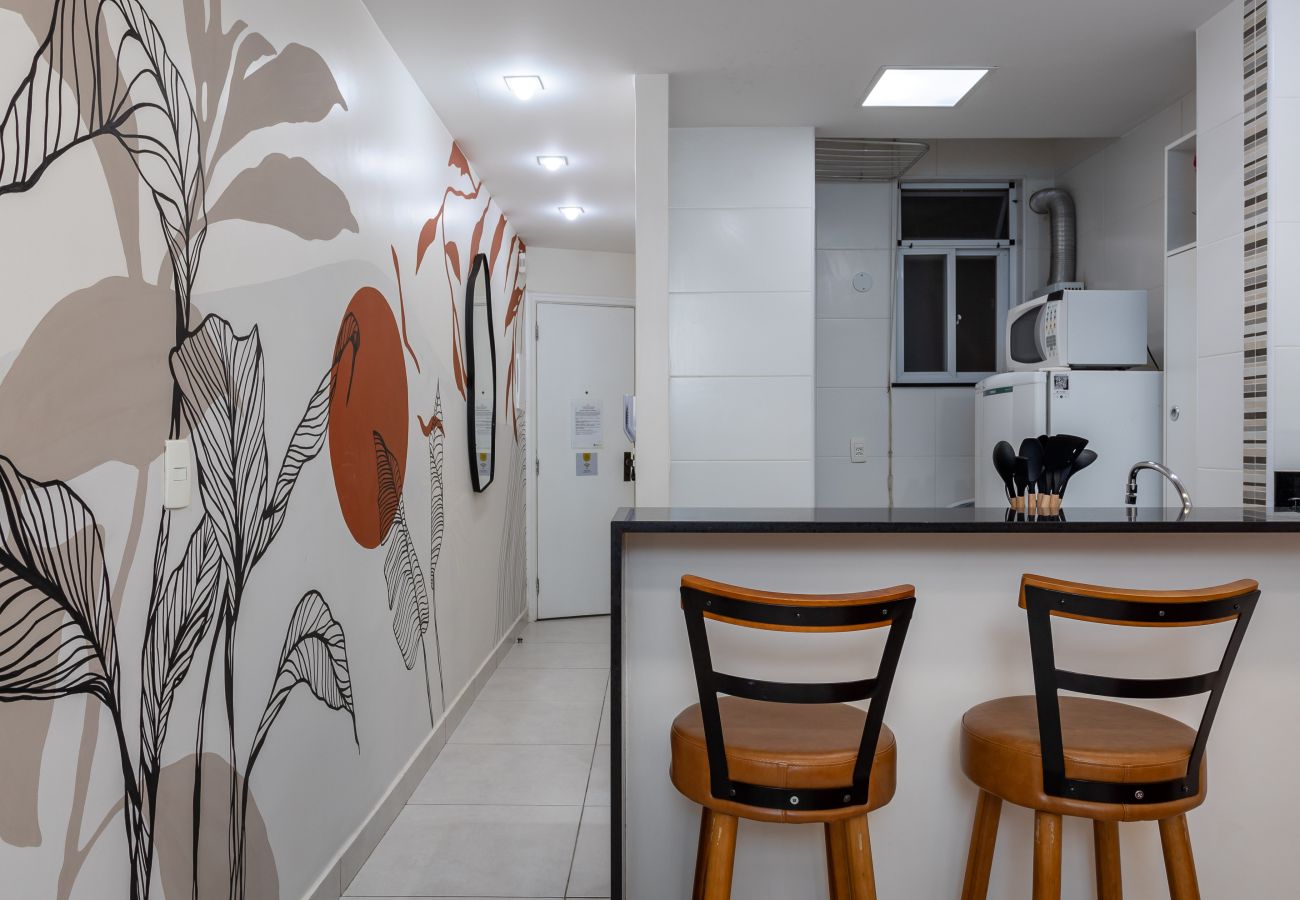 Appartamento a Rio de Janeiro - 3 minutos da praia de Copacabana | DF219